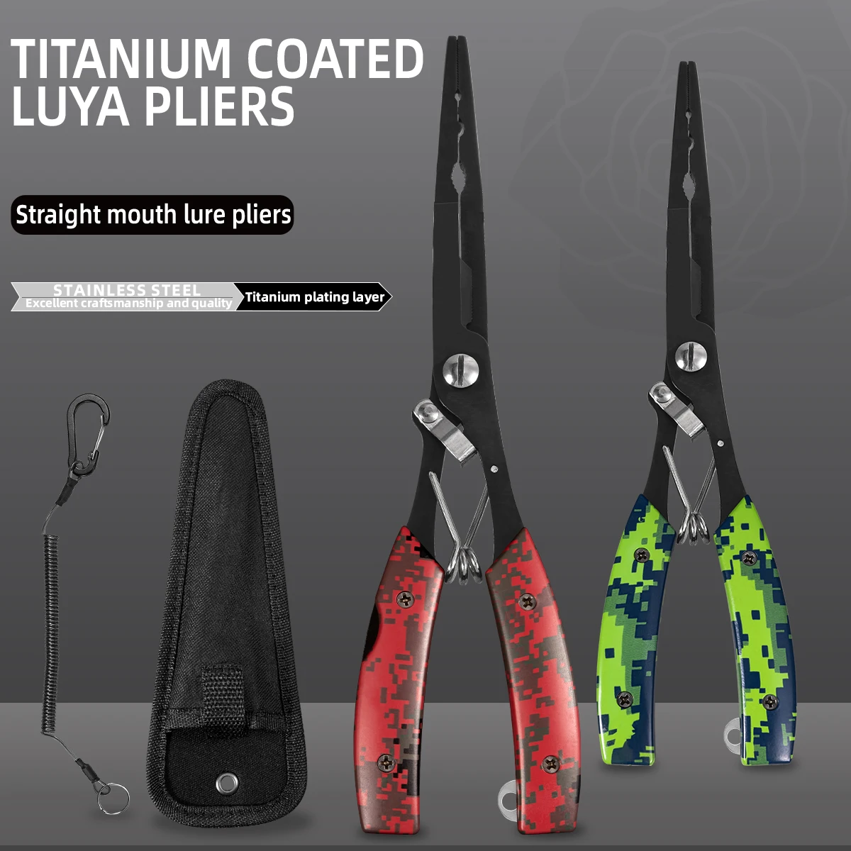 Kit de Ferramentas de Pesca com Alicate, Tesoura e Grip - Image 2