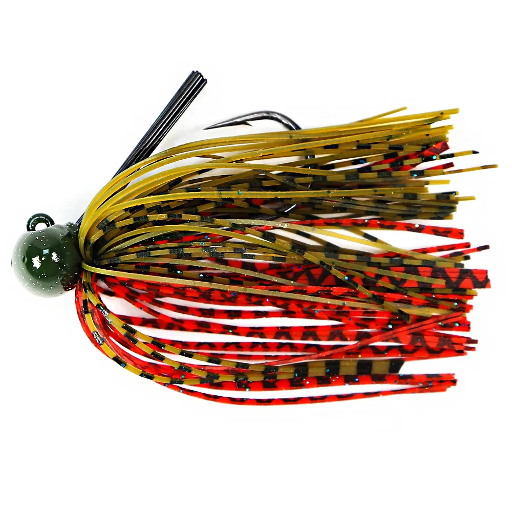 Jig Football B&U Anti-Erva com Saia de Silicone 10g/14g - Image 9