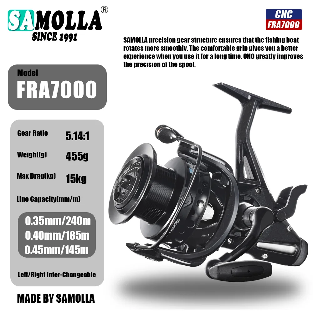 Carreto SAMOLLA Carpfishing Travão Duplo 12–15kg - Image 8