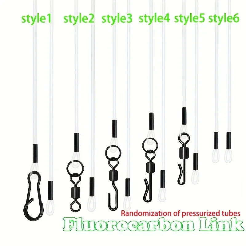 Links de Fluorocarbono Pré-Montados para Carpfishing 12un