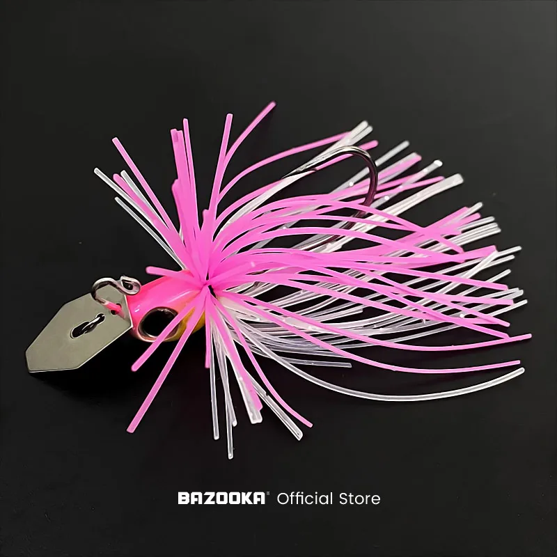 Chatterbait Bazooka 8,5g 58mm com Saia de Silicone - Image 4