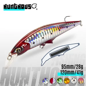 Amostra Hunthouse G-Control Heavy Minnow Afundante 95/120mm 28/41g