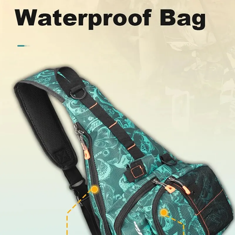 Mochila de Peito Histar para Pesca com Suporte de Cana e Grande Capacidade - Image 4