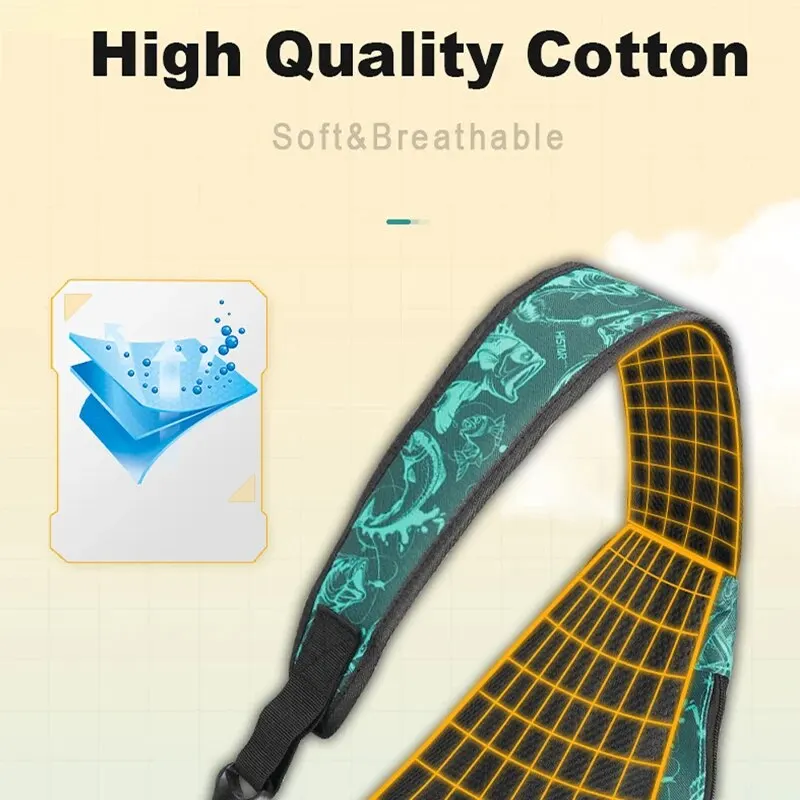 Mochila de Peito Histar para Pesca com Suporte de Cana e Grande Capacidade - Image 5