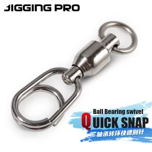Destorcedor de Rolamento com Engate Rápido JIGGING PRO em Aço Inoxidável