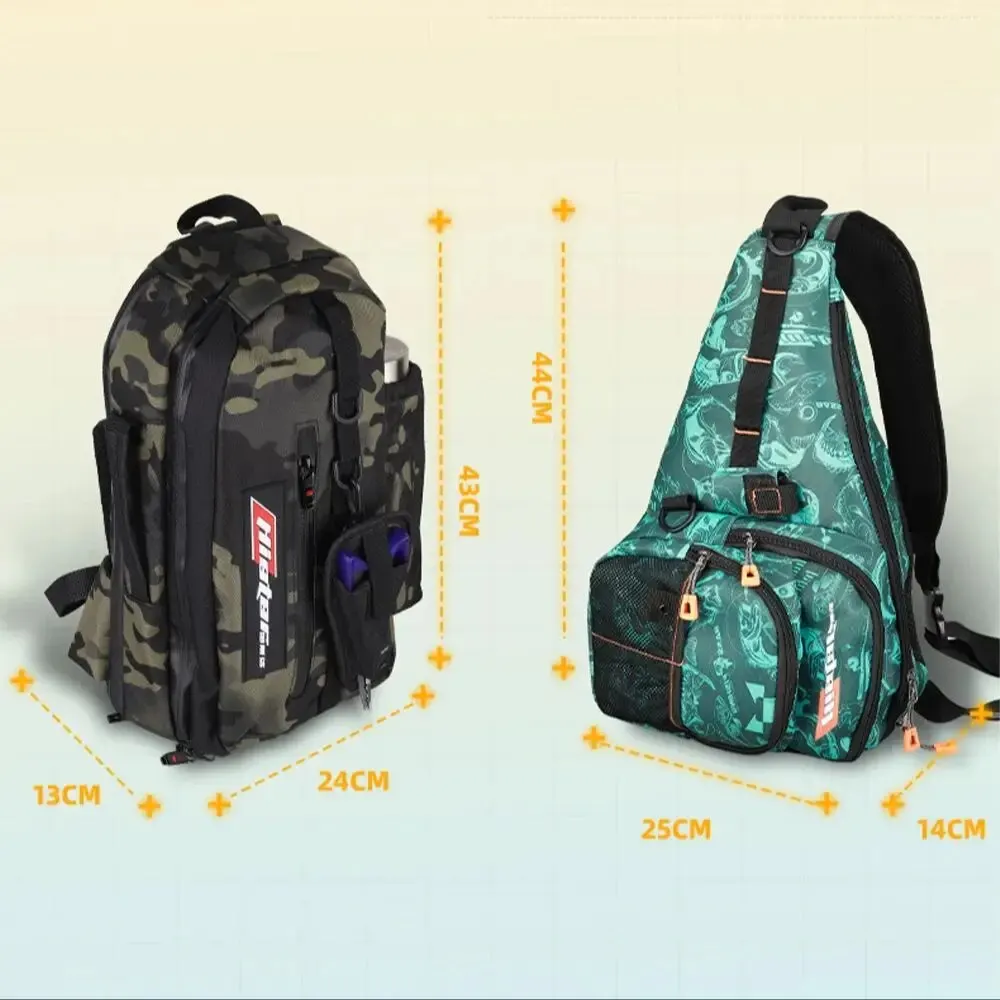 Mochila de Peito Histar para Pesca com Suporte de Cana e Grande Capacidade - Image 2