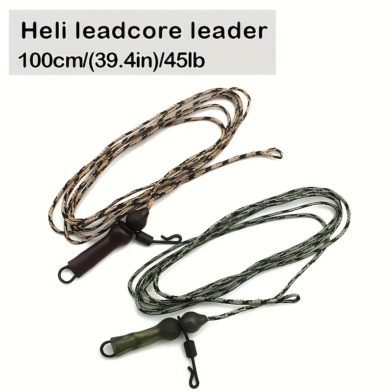 Montagem Leadcore para Carpa Helicopter Rig com Destorcedor Rápido