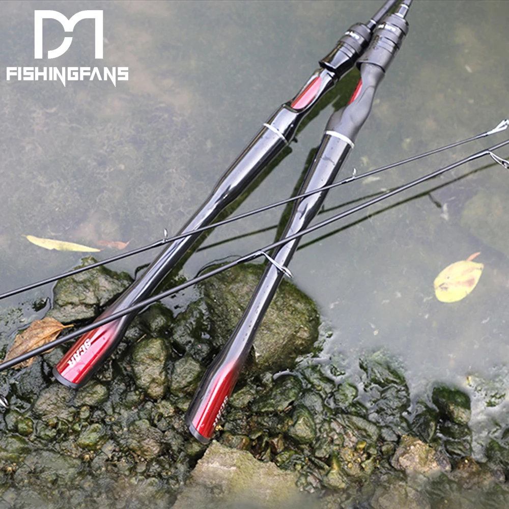 Cana de Spinning FISHINGFANS Orca Medium Fast em Carbono 1,65–2,40m