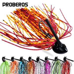 Swim Jig Proberos DW637 Anti-Erva com Saia de Silicone 7/10/14g