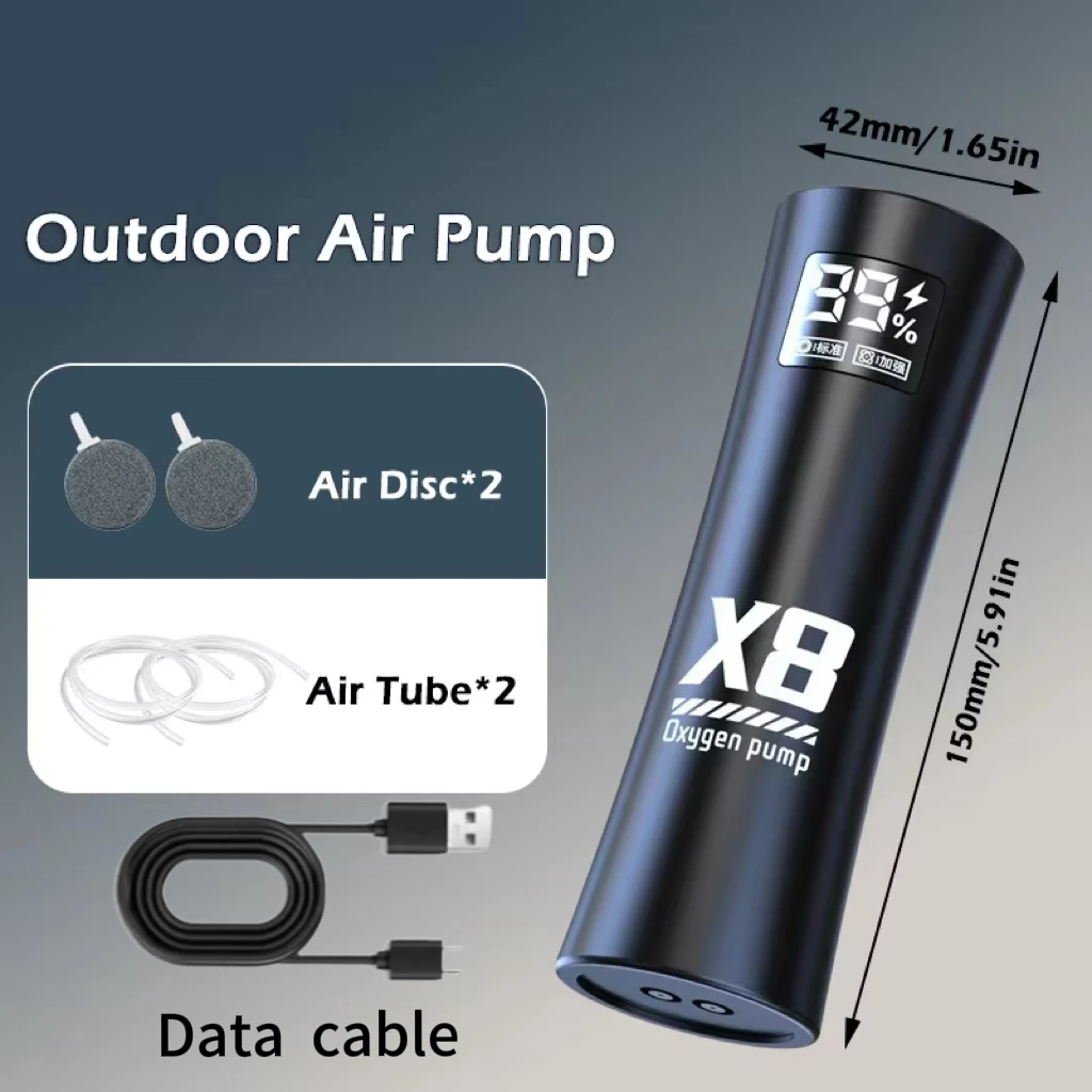 Oxigenador Portátil USB para Isco Vivo e Balde de Pesca - Image 6