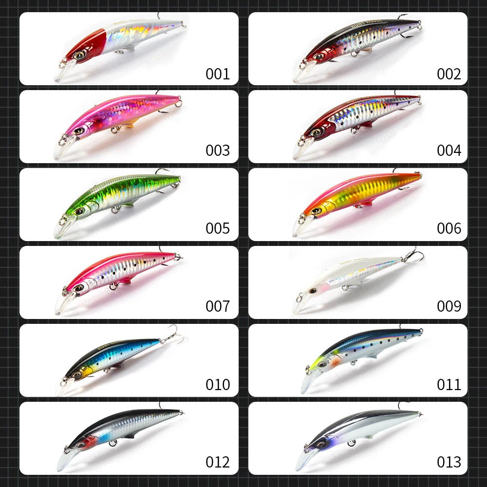 Amostra Hunthouse G-Control Heavy Minnow Afundante 95/120mm 28/41g - Image 5