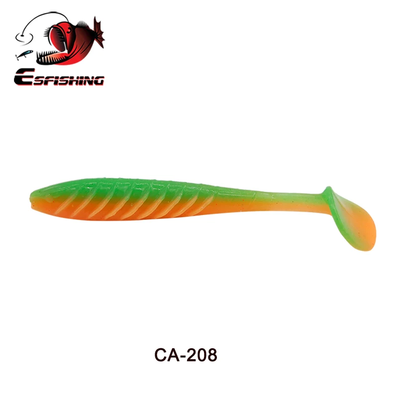Amostra de Vinil Ripple Shad Cauda Paddle 70-125mm Kes Fishing - Image 13