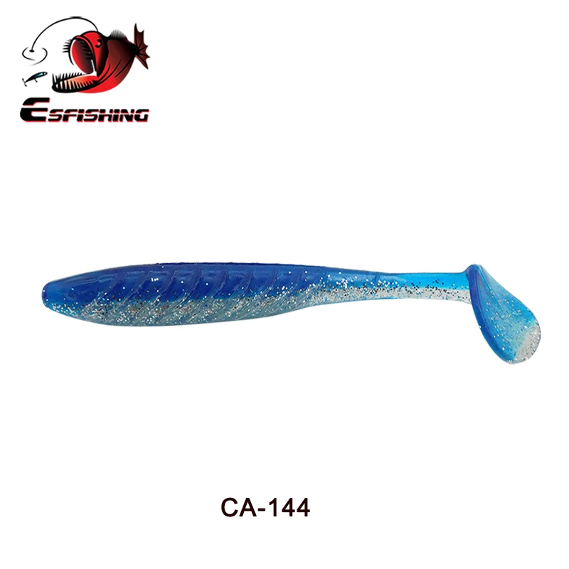 Amostra de Vinil Ripple Shad Cauda Paddle 70-125mm Kes Fishing - Image 12
