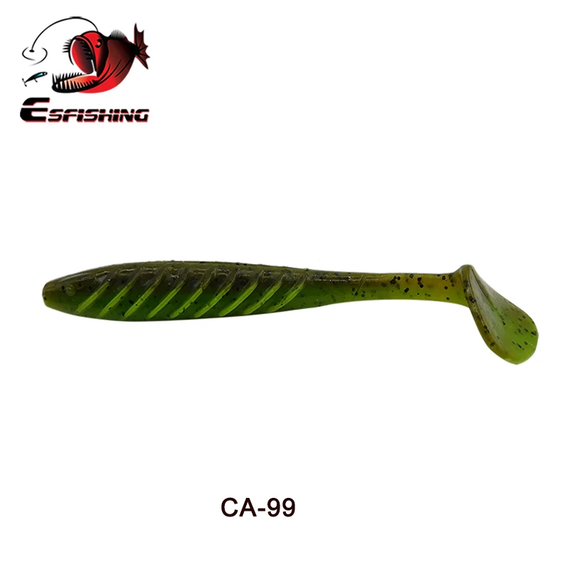 Amostra de Vinil Ripple Shad Cauda Paddle 70-125mm Kes Fishing - Image 10