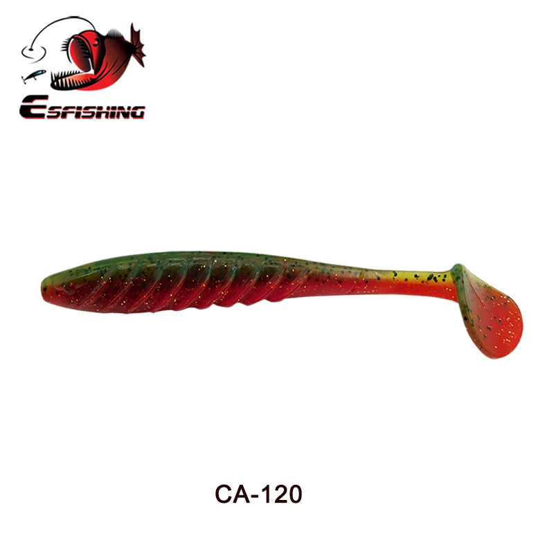 Amostra de Vinil Ripple Shad Cauda Paddle 70-125mm Kes Fishing - Image 8