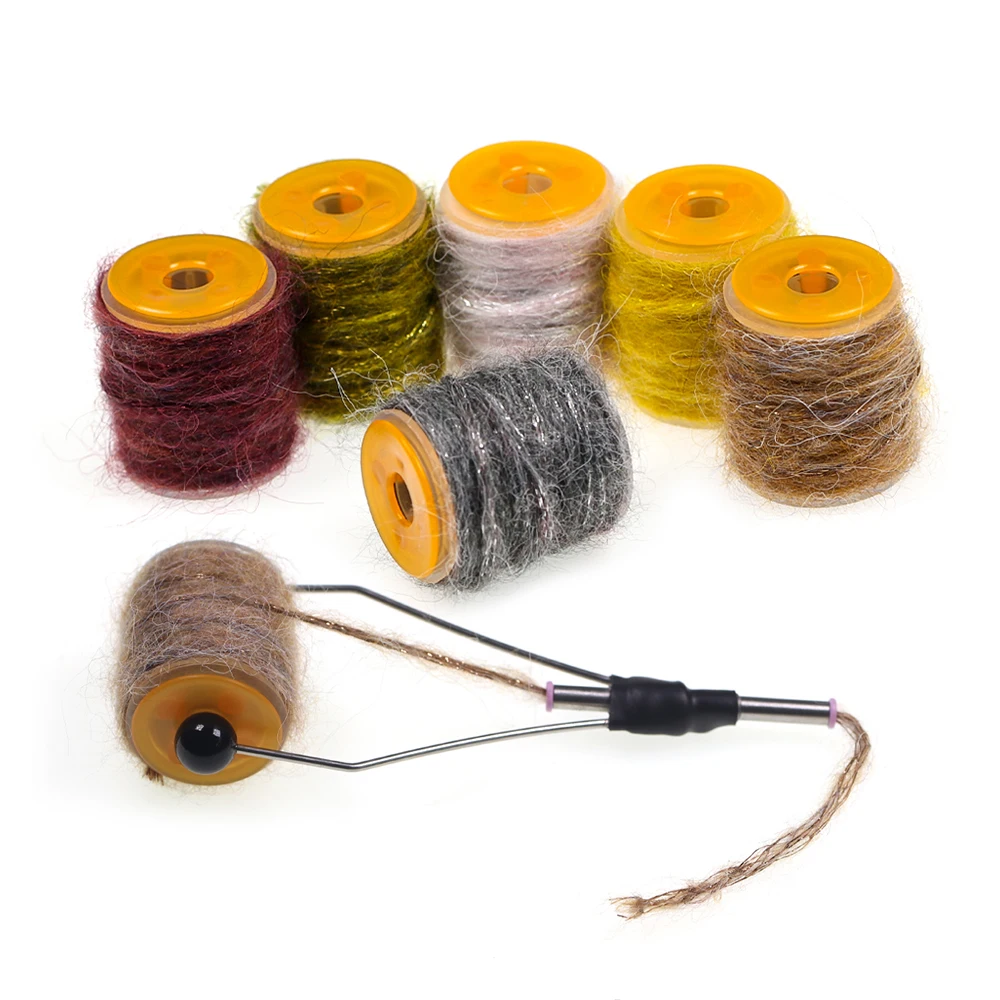 Conjunto 6 Fios Dubbing Dirty Bug 5m para Montagem de Moscas