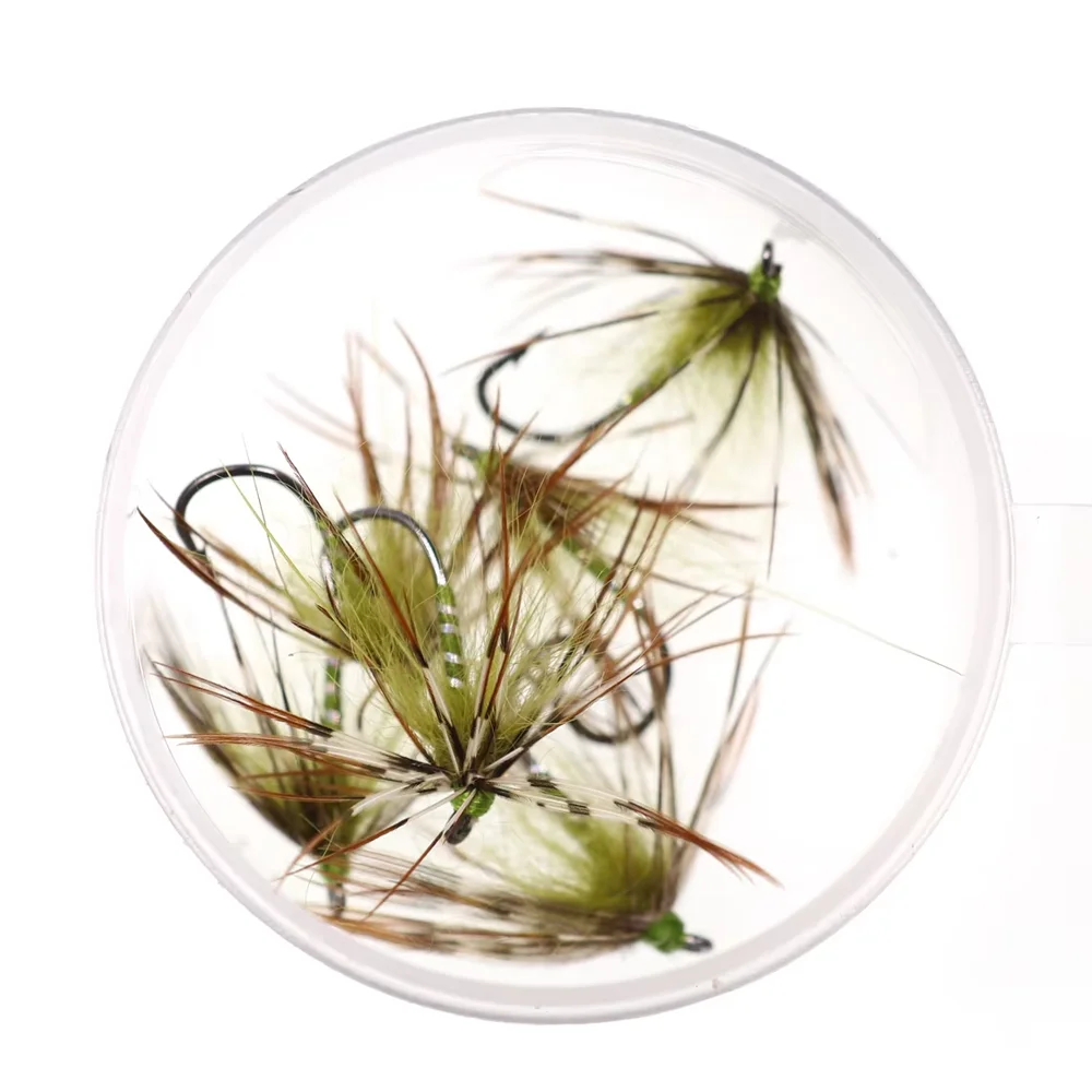 Conjunto 6/8 Moscas Molhadas Soft Hackle Tenkara nº14 para Truta - Image 6