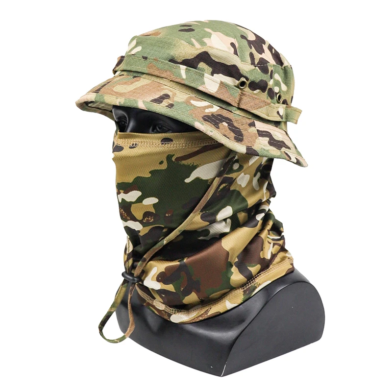 Conjunto Chapéu Boonie e Máscara Tubular KAVNTUVE com Protecção Solar - Image 4