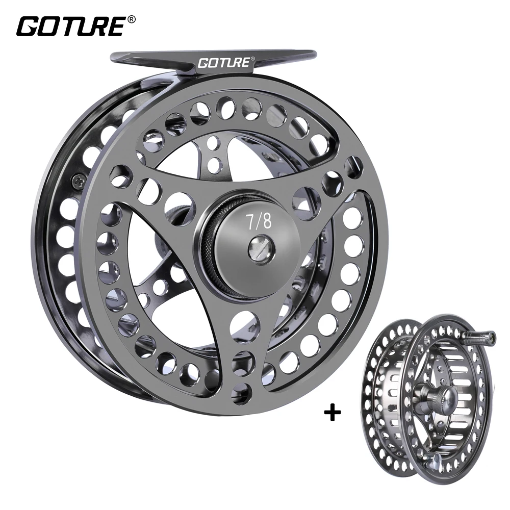 Carreto de Mosca Goture Large Arbor CNC 3/4 a 9/10 com Drag 8kg