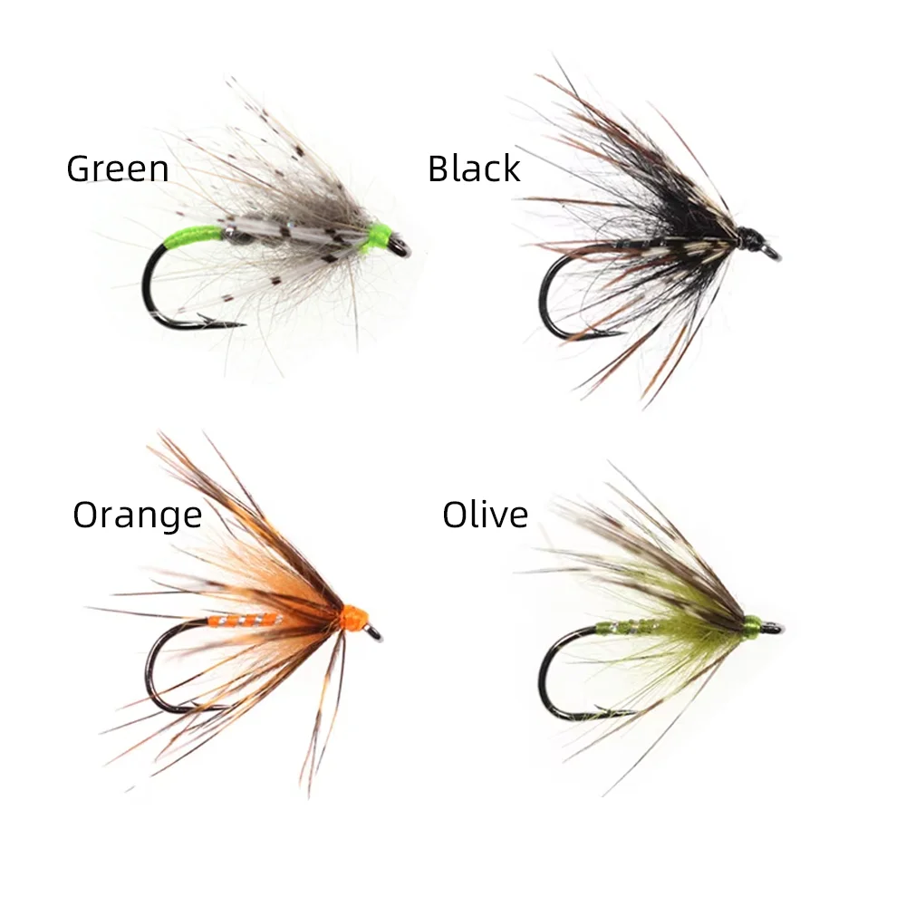 Conjunto 6/8 Moscas Molhadas Soft Hackle Tenkara nº14 para Truta - Image 3
