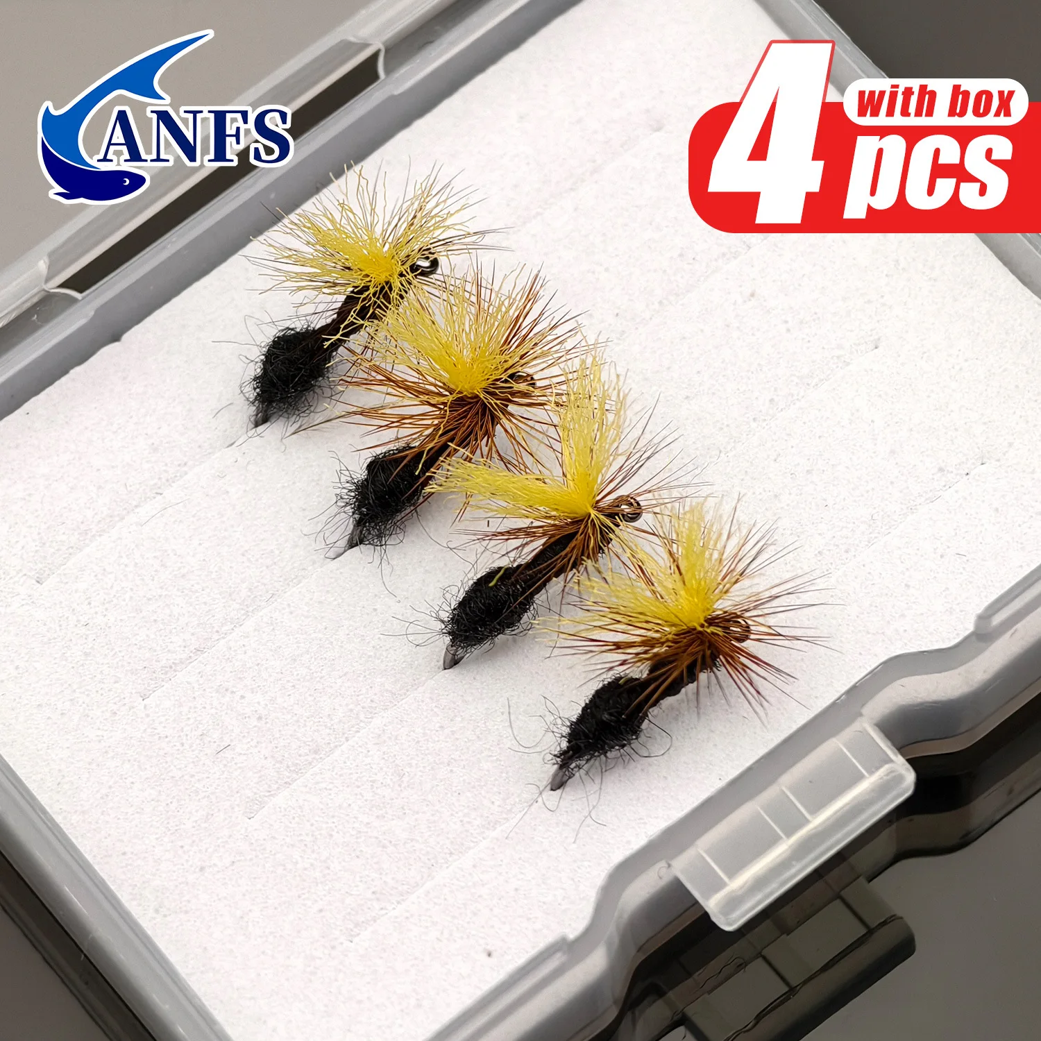 Conjunto de Moscas Secas ANFS Tipo Formiga 4 Unidades - Image 5