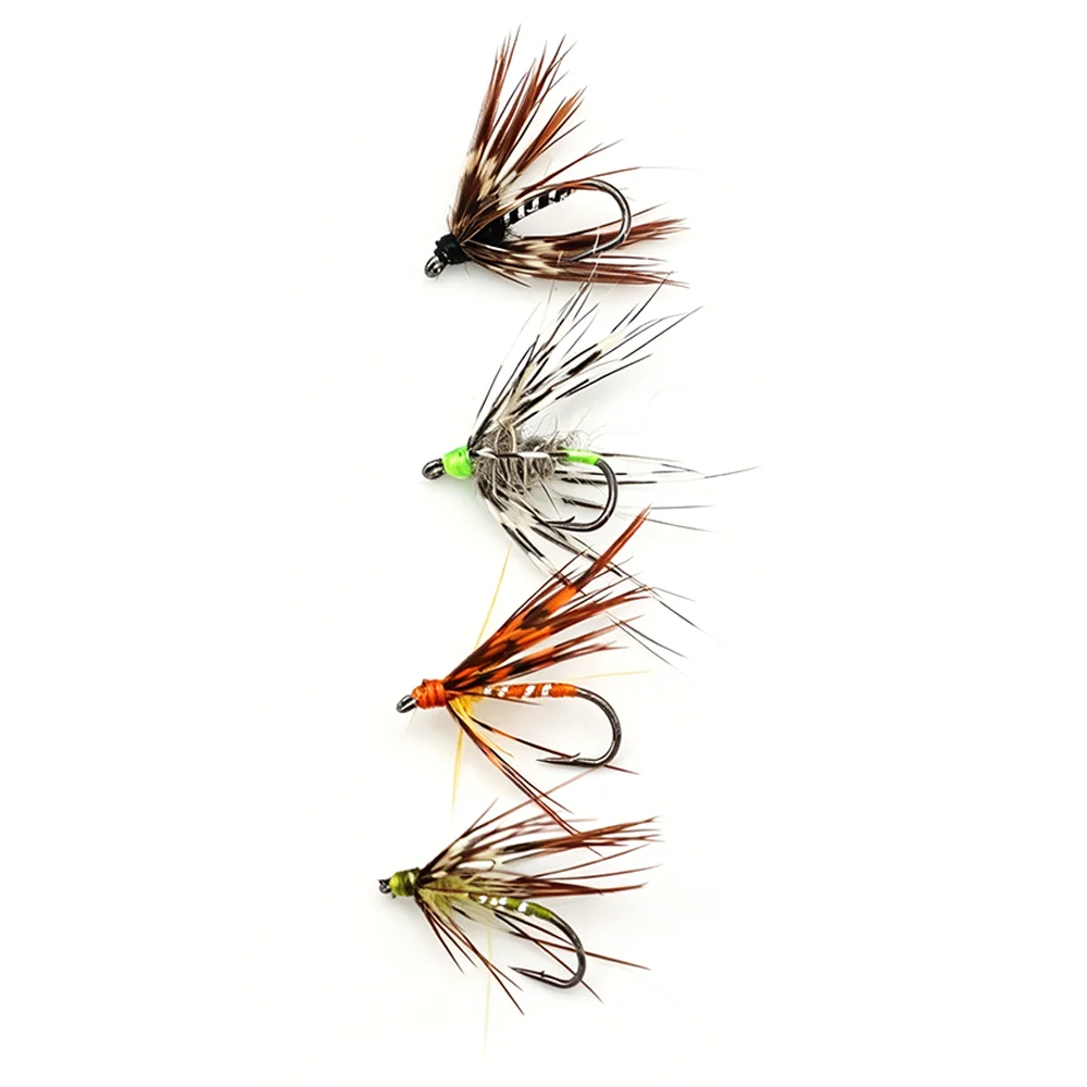 Conjunto 6/8 Moscas Molhadas Soft Hackle Tenkara nº14 para Truta - Image 5