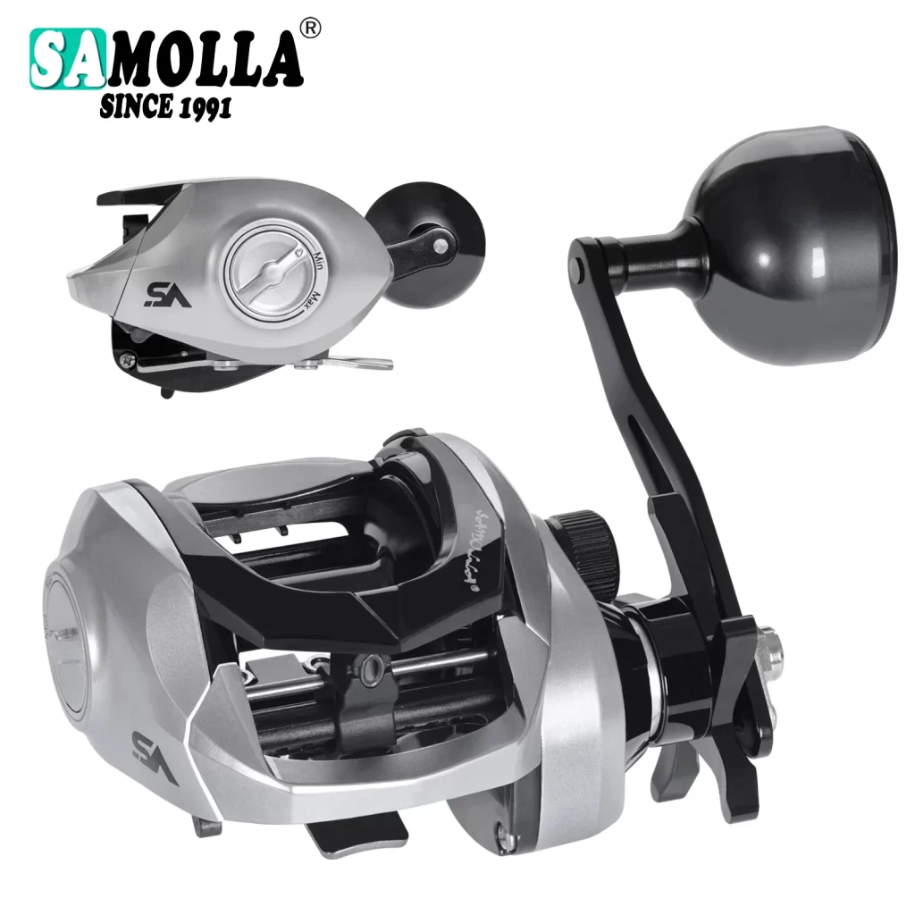 Carreto de Casting SAMOLLA 6,3:1 com Drag Máximo de 15kg