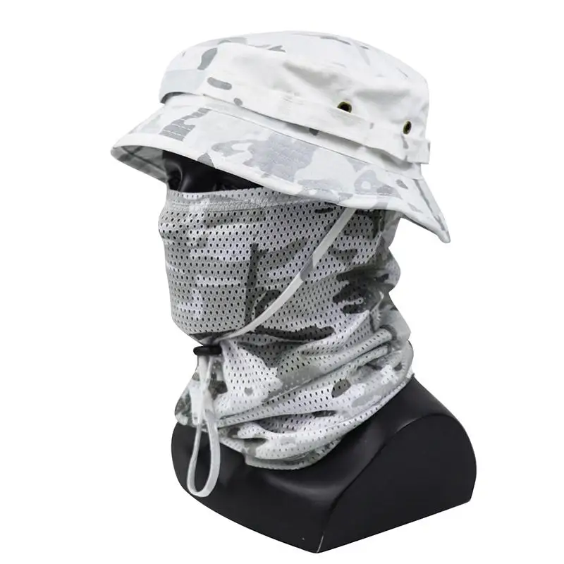 Conjunto Chapéu Boonie e Máscara Tubular KAVNTUVE com Protecção Solar - Image 10