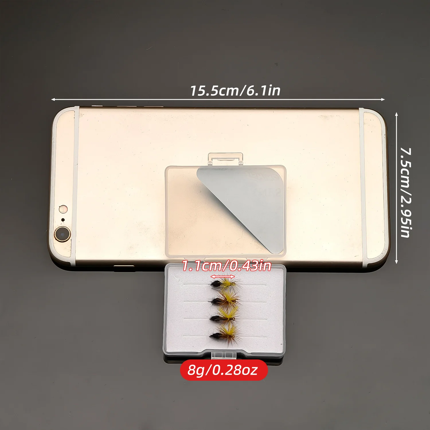 Conjunto de Moscas Secas ANFS Tipo Formiga 4 Unidades - Image 6