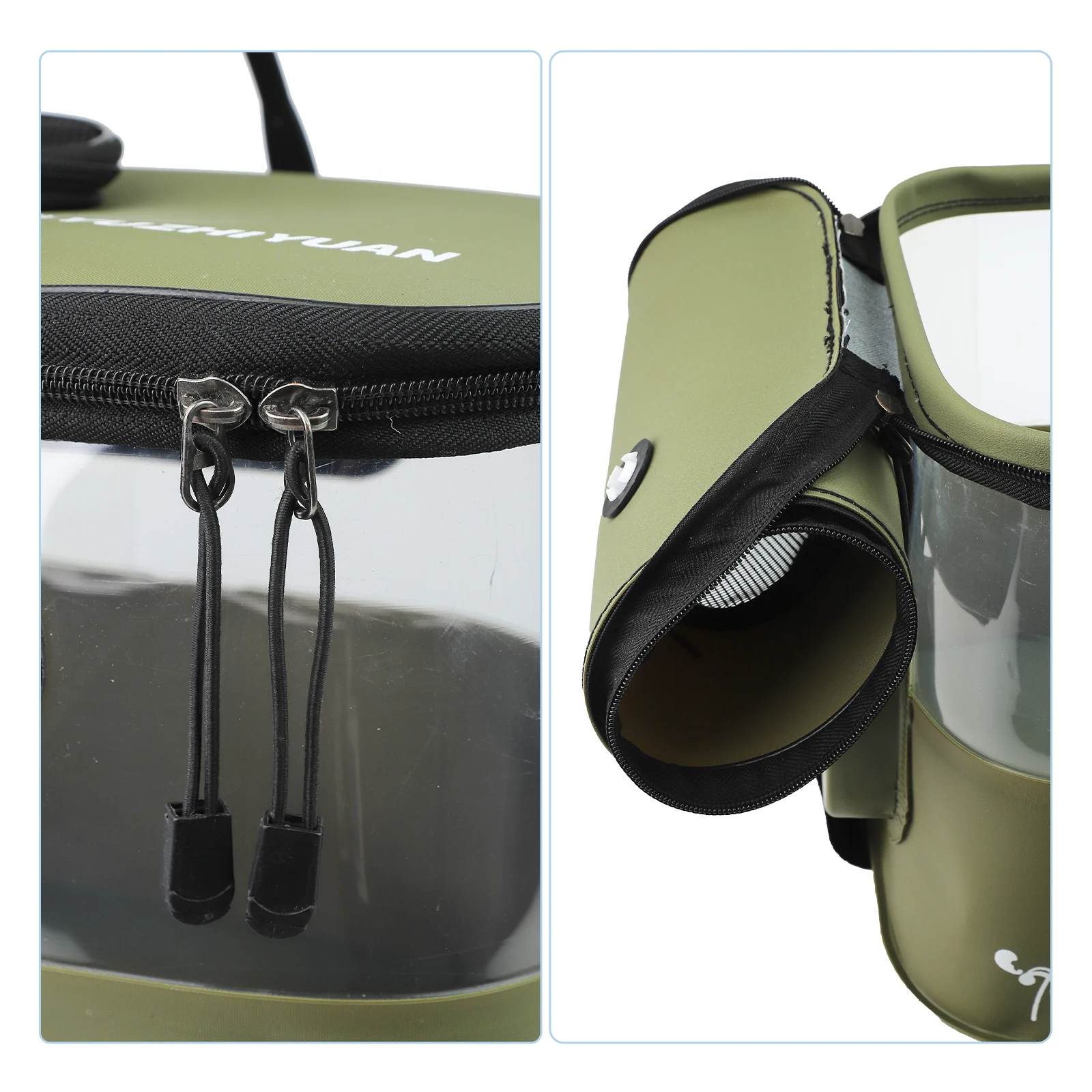 Balde Dobrável para Isco Vivo com Aerador USB e Tabuleiro - Image 3