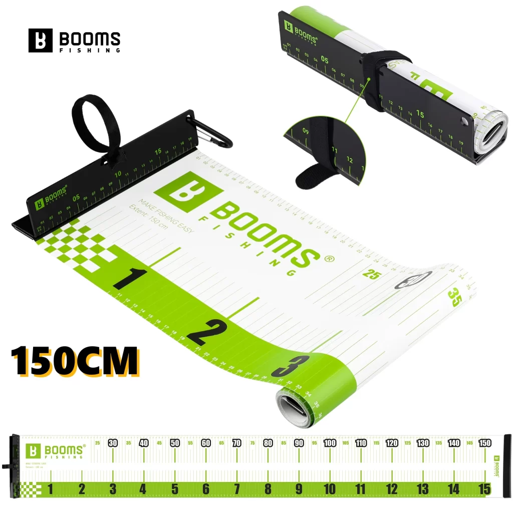 Tapete de Medição Booms Fishing 150cm em PVC com Batente