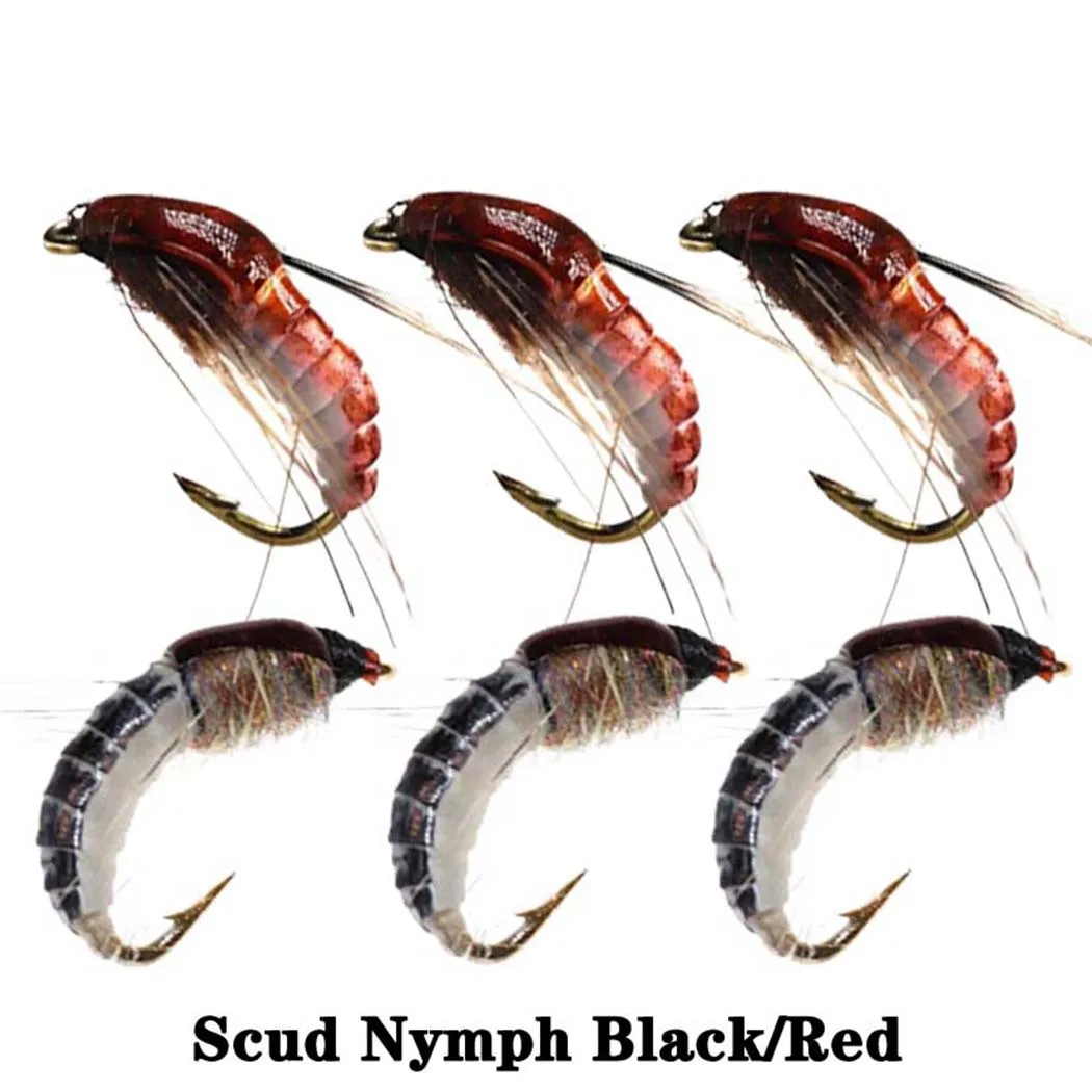 Conjunto 6/12 Ninfas Caddis Qievcrme nº10 para Pesca à Mosca - Image 6