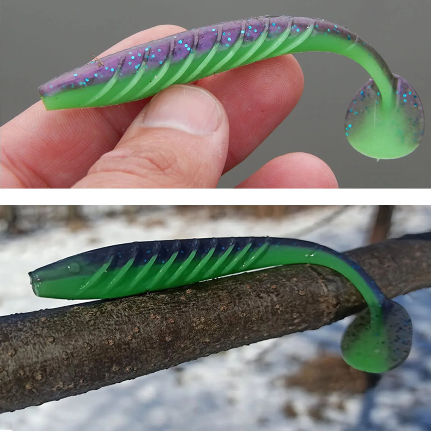 Vinil Kes Fishing Ripple Shad 70/100/125mm - Image 4
