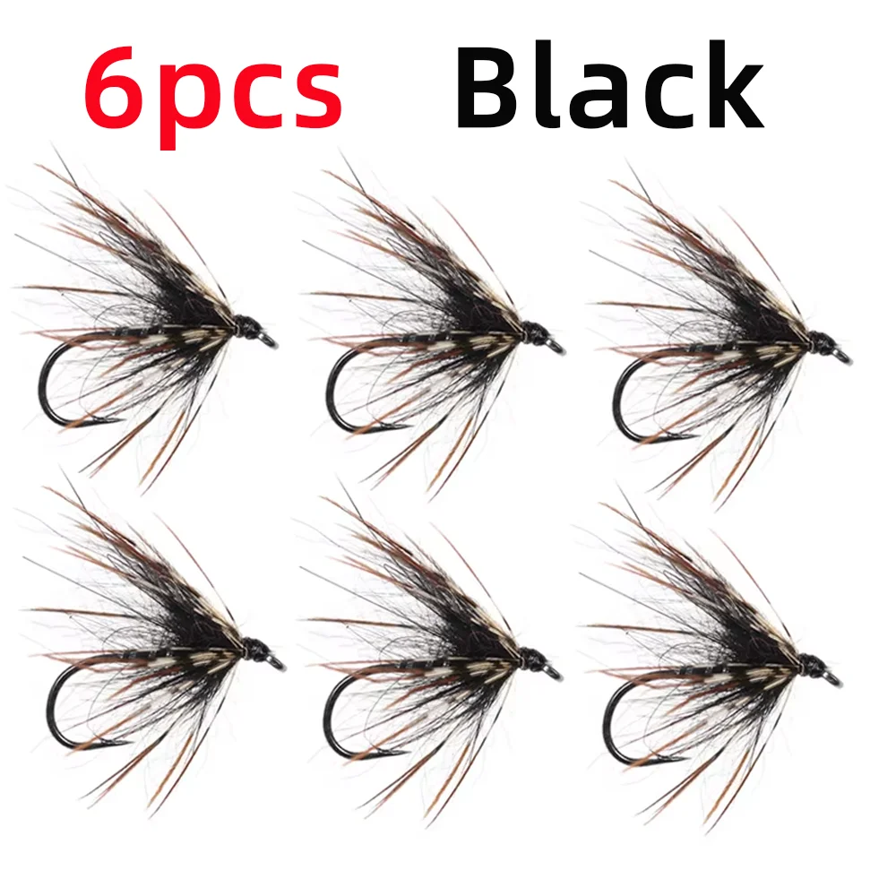 Conjunto 6/8 Moscas Molhadas Soft Hackle Tenkara nº14 para Truta - Image 9